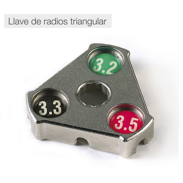 LLAVE RADIOS BICICLETA TRIANGULAR